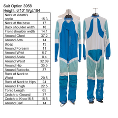 Measurements – Vertical Suits