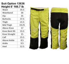 Measurements – Vertical Suits